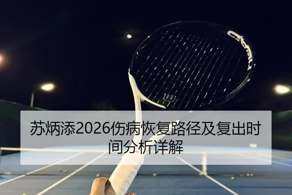 苏炳添2026伤病恢复路径及复出时间分析详解